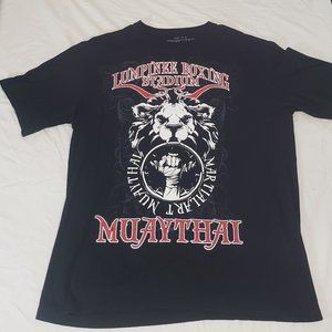 MUAY THAI LUMPINEE BOXING STADIUM MENS'S TEE NWOT